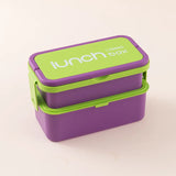 Single/Double Layer Lunch Box Portable Bento Box with Cutlery Lunchbox Kids School Microwaveable Food Storage Container