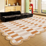 Creative Colorful Special-shaped Living Room Carpet Irregular Sofa Coffee Table Floor Mat Home Bedroom Bedside Soft Plush Rug