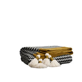 Nordic style office nap knitted blanket, leg blanket, spring and autumn thickened shawl, small  sofa blanket