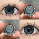 2pcs/Pair Korean Color Contact Lenses For Eyes Myopia Lenses Fashion Natural Beauty Pupil Student Cosmetic Contact Lens