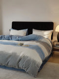 Ultra-Soft Warm Milk Velvet Bedding Set Cartoon Winter Faionable Tee-Piece Bedding Set Fine Texture Durable Active Printing
