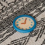 Acrylic Mirror Wooden Wall Clock Cute Living Room Home Decoration Table Clock Creative Gift Kids Bedroom Silent Clock