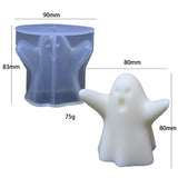 Halloween 3D Ghost Silicone Candle Mold Multi Style Spectre Soap Resin Mould Chocolate Cake Decor Painting Plaster Festival Gift