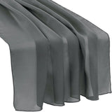 Beautiful Soft Chiffon Table Runner Tablecloth Wedding Bridal Party Home Decor Chair Sash Party Decoration Banquet Supplies 1pc