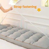 High Quality and Simple Washed Cotton Bedside Cushion for Home Use Large Backrest Bedroom Bed Cushion Waist Protection Pillow