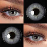 Colored Contact Lenses Lalens Sin Brown Blue Gray Color Contacts Eye Lens Eyes Half Year 2Pcs
