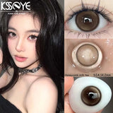1 Pair Hot Sales Color Contact Lenses  Eyes Natural High Quality Contact Lenses Brown Lenses Pupils