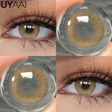 Contact Lenses Beauty Colored Pupils Green Eye Lenses Natural Look Eye Contacts Gray Fashion Soft Lenses Beauty Color Lens
