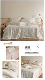 A-Class Double-Layer Soy Fiber Summer Quilt Air Conditioning Single Person Cool Thin Quilt Breathable for Student Home Textiles
