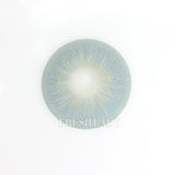 Contact Lenses Soft Cool Gray Blue with Golden Pattern Natural Enlarging Color Contacts Lenses Color