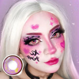 Sweety Anime Cosplay Colored Contact Lenses Myopia Small Pupil Lens 2Pcs 6-Month Disposable Soft Makeup Color Contacts