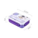 1300ML Cartoon Pattern Lunch Box for Kids Microwave Oven Bento Boxes Food Container with Dinnerware Sandwich Snack Fruit box