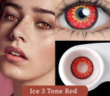 1 Pair Hot sales Color Contact Lenses with Diopter Myopia Eyes Cosplay Contacts Lens  Halloween Contact Lenses Makeup