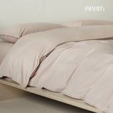 Waed Cotton Pure Color Bedding Set Four-Piece Tee-Piece Duvet Cover Single Bedding Set Breathable Comfortable All Seasons