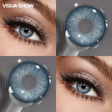 Natural Gradient Colored Contact Lenses,  Perfect with Makeup & False Eyelashes for Stunning Daily Beauty Look