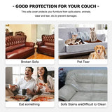 Sofa Cover Elastic For Living Room Home Jacquard Stretch  Slipcovers  Corner Couch Covers 1/2/3/4 Seater L Shape Free Shopping