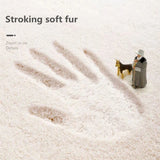Nordic Fluffy Plush Carpets for Living Room Light Luxury Zebra Pattern Bedroom Decor Carpet Home Large Area Anti-Slip Lounge Rug
