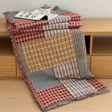 New class A summer cotton four-layer gauze fringed blanket travel summer cool quilt leisure towel quilt summer