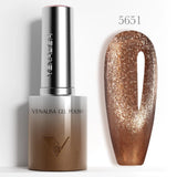 Cat Eye Gel Nail Polish 10ml Hema Free TPO Free Autumn Gel Polish Collection Coffee Warm Fall Winter Nails UV Resistent