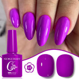 10ML Gel Nail Polish Solid Color Glass Gel Varnish Nail Art Gel Spring Summer Gel Nail Soak Off UV Gel Gel Vernis