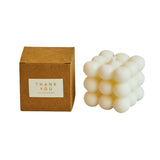 2Inch Bubble Cube Candle Cute Soy Wax Aromatherapy Small Candles scented  relaxing Birthday Gift 1PC