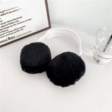 For Airpods Max Wireless Headphone Earphone Accessories Covers Luxury Leopard Print Cases Fluffy Plush Fur Soft Protective Case