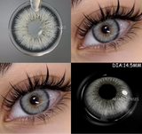Black Colored Contact Lenses for Eyes 1 Pair Contact Lenses Natural Beauty Color Lens Eyes Yearly Use Fashion Lenses