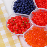 Simulation Mini Fake Fruit Strawberries Blueberry Cherry Caviar Mulberry Tomato Props For Home Decoration Accessories 100pc/lot