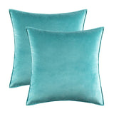 Set of 2 Velvet Throw Pillow Case Cushion Cover 30x50cm 45x45cm 50x50cm 60x60cm Home Decor Cojines Black Green Grey