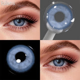 Colored Contact Lenses Silvana Brown Blue Green Color Contacts Eye Lens Eyes Half Year 2Pcs