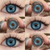 1 Pair Color Contact Lenses for Eyes Cosmetic High Quality Blue Lenses Green Contact Fashion Cosmetic Eye Contacts