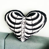 Home Decor Heart Cushion Living Room Skull Personality Decoration Gift Retro Throw Pillow For Halloween Holiday Bedroom