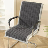 Milk Velvet Integrated Chair Cushion Household Dining Chair Cushion Comfortable Stool Covers for Prolonged Sitting in The Office