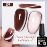 7.5ML Amber Moonlight Cat Magnetic Gel Nail Polish WaterLight Cat Eye Gel Soak Off Semi-Permanent Nail Art Varnish For Manicure