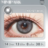 2pcs Half-yearly Color Contact lenses Fluffy Comfort Natural Eyeball Color For K-pop Idol Fans Vibrant Daily Makeup