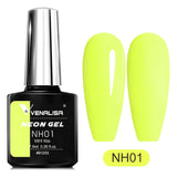 7.5ml Nail Gel Polish Ultra Neon Pink Summer Gorgeous Color Soak Off UV LED Gel Varnish Glitter Lacquer Nail Manicure