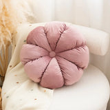 Decorative Pumpkin Cushion Activity Velvet Nordic Ins Sofa Seat Backrest Orange Pillow for Living Room Home Decoration 40*40cm