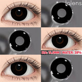 Colored Contact Lenses Lalens Blind White Cosplay Cartoon Black Small Pupil Color Contacts Eye Lens Eyes Half Year 2Pcs
