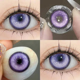 Color Contact Lenses Anime Pupil 6months 1pair Halloween Crazy Eye Lenses