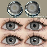 Big Diameter Black Lenses 14.5mm Lenses Gothic Colored Contact Lenses for Eyes Big Doll Eye Lenses Natural Look Lenses