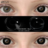 Cosplay Contact Lenses Makeup Colored Pupils Cosmetics Black Lenses Halloween Green Contact Lenses  White Pupils Red lens