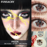 1 Pair Cosplay Demon Contact Lenses for Eyes Anime Lenses for Halloween Colorcon y2k Eye Contacts Cosmetic Red Softlens