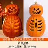 Halloween Pumpkin Led Lamp Creative Lantern Room Decor Halloween Ghost Face Pumpkin Light Garden Party Decoration Room Decor