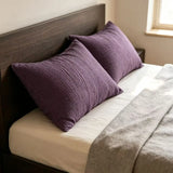 Set of 2 100% Cotton Gauze Pillowcases Double-Layer Gauze, Soft, Breathable, and Machine Washable