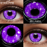 1 Pair yellow cosplay color contact lenses for eyes crazy Halloween cat Eye makeup Role playing Eye cosmetics red lens