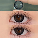 Yearly Color Contact LensesSoft Circular, Beauty Pupil Lenses, Gray, Brown Eyes, Black Makeup, Blue Lens, Fast Shipping,