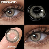 2pcs Brown Contact Lenses for Eyes Beautiful Pupils Yearly Cosmetic Blue Gray Colored Lens Brown Natural Lens Fast Ship