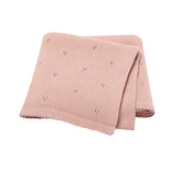 Baby Blankets Super Soft Neworn Infant Babies Boys Girls Cotton Knit Sleep Quilts Covers for Stroller 90*70cm Kids Throwing Mats