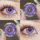 2pcs Cosplay Color Contact Lenses Anime Golden Yellow Pupil 6months Halloween Cute Eye Circle Lens 14.2mm