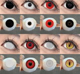 2pcs Halloween Lenses Cosplay Contact Lenses Halloween Color Contact Lenses for Eyes Cosplay Contacts Anime Accessories